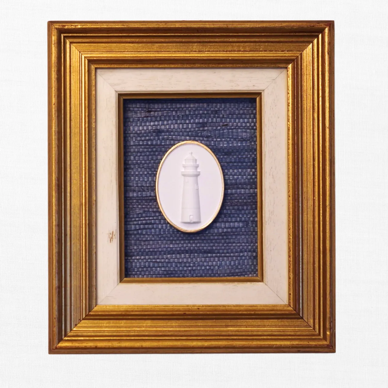 Harborside Beacon - Sankaty Lighthouse Framed Intaglio