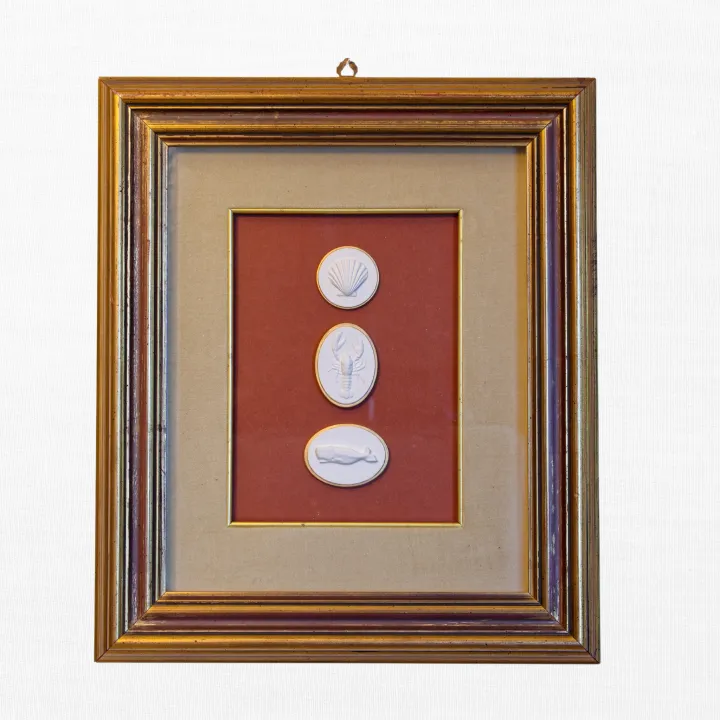 Coastal Trio - Framed Sea Intaglios