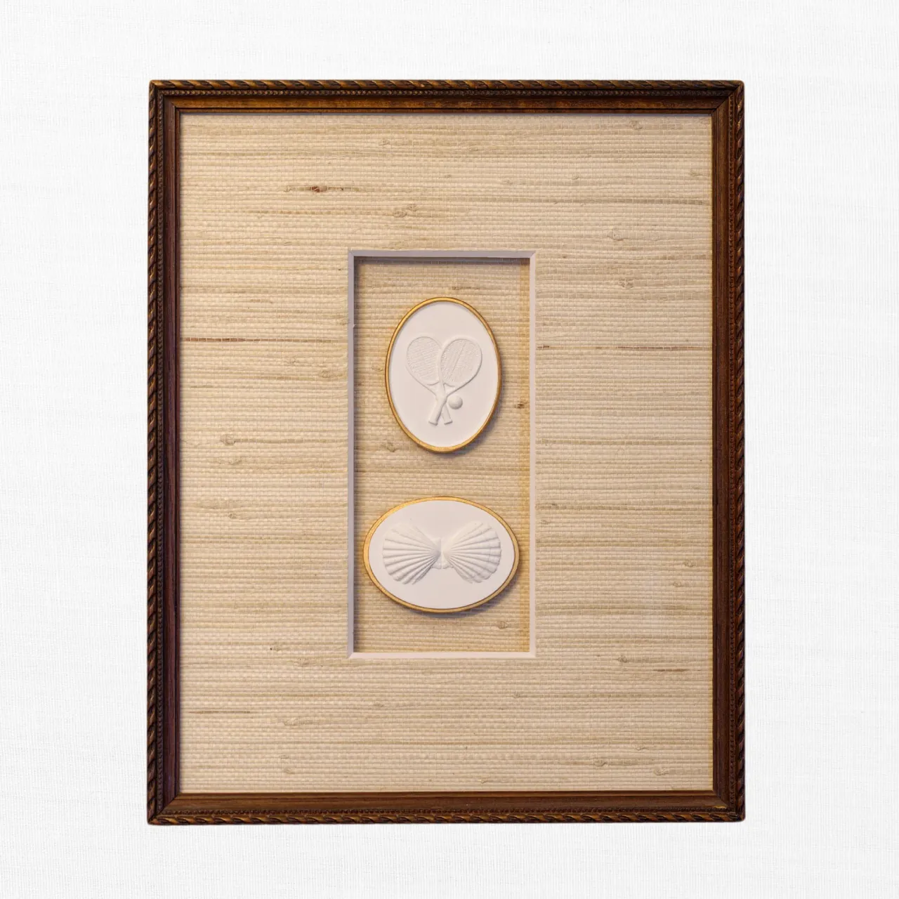 Seaside Duo - Tennis & Scallop Intaglios