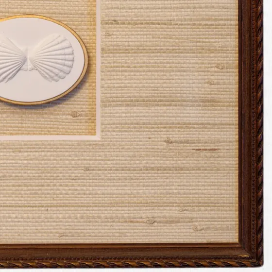 Seaside Duo - Tennis & Scallop Intaglios, view 2