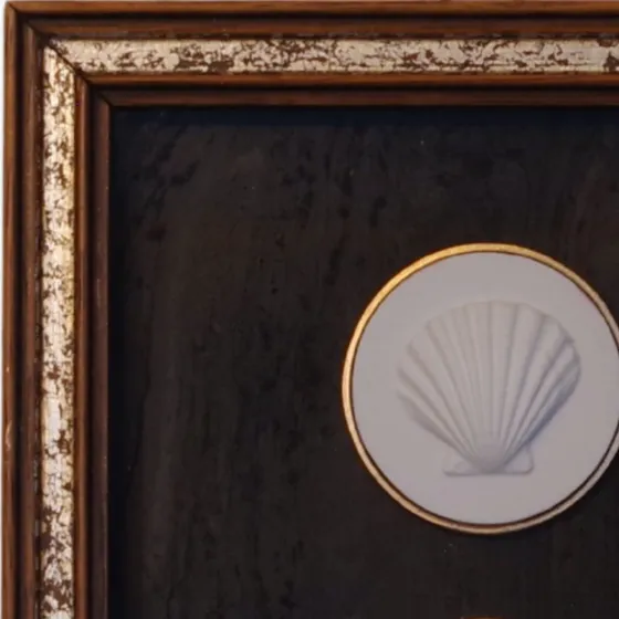 Coastal Duo - Scallop & Lighthouse Framed Intaglios, view 2