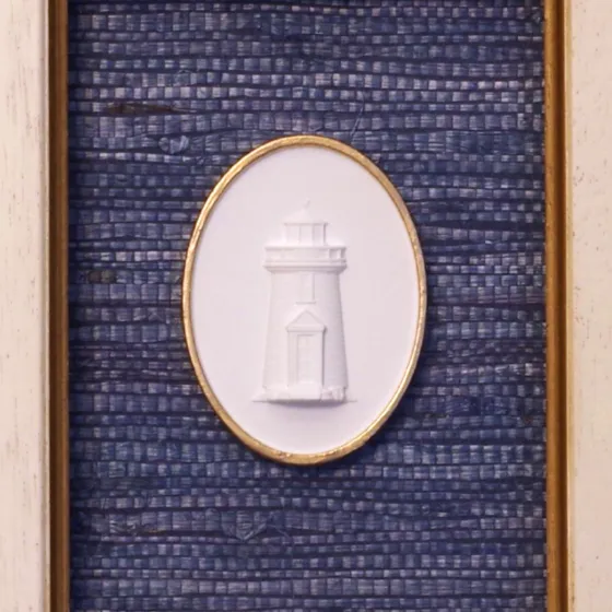 Harbor Sentinel - Brant Point Lighthouse Framed Intaglio, view 3