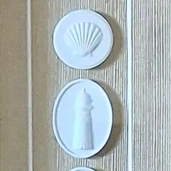 Seaside Markers - Vertical Cape & Islands Framed Intaglios, view 3