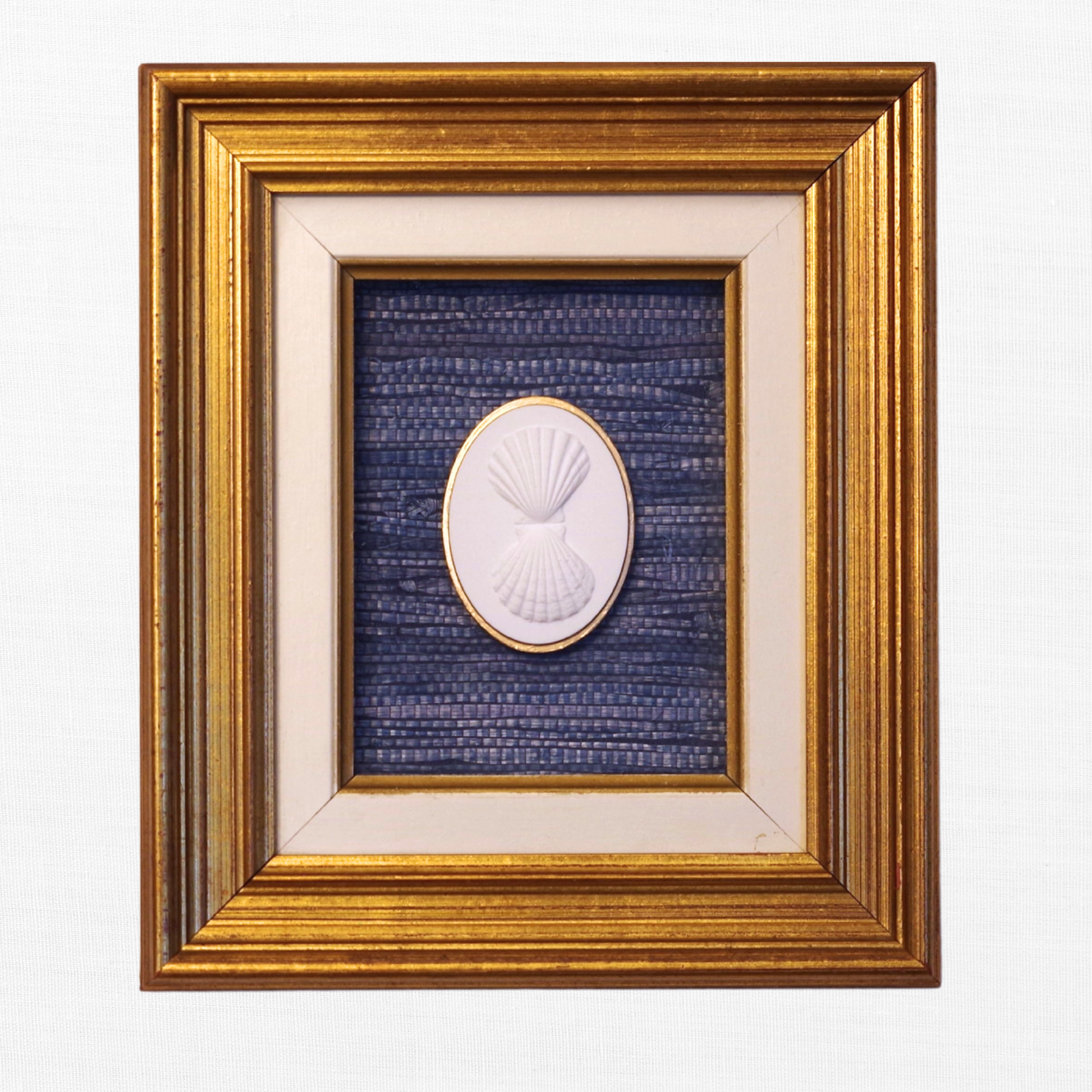 Tidepool Tokens – Twin Shells Framed Intaglio