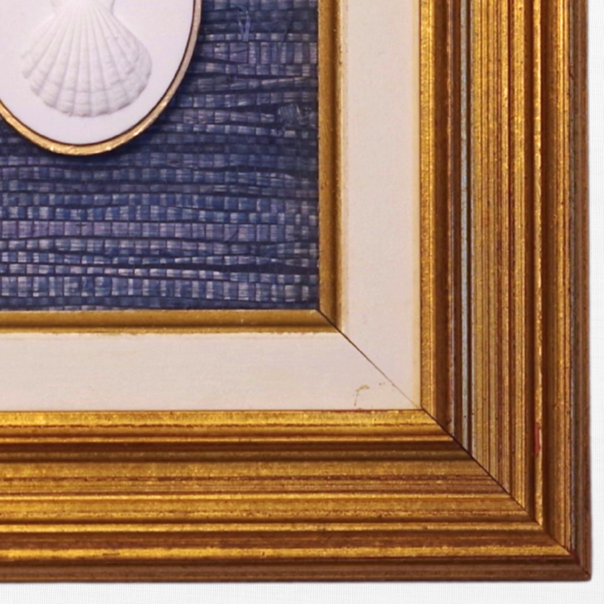 Tidepool Tokens – Twin Shells Framed Intaglio