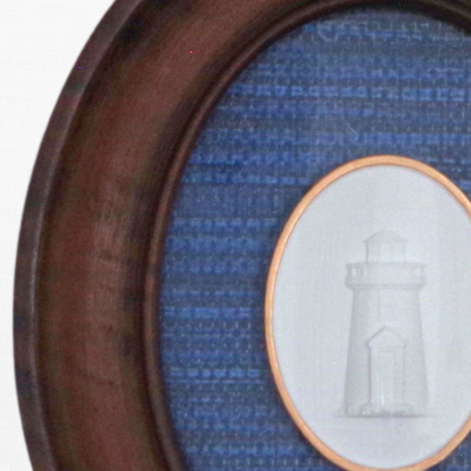 Harbor Watch – Brant Point Oval Framed Intaglio