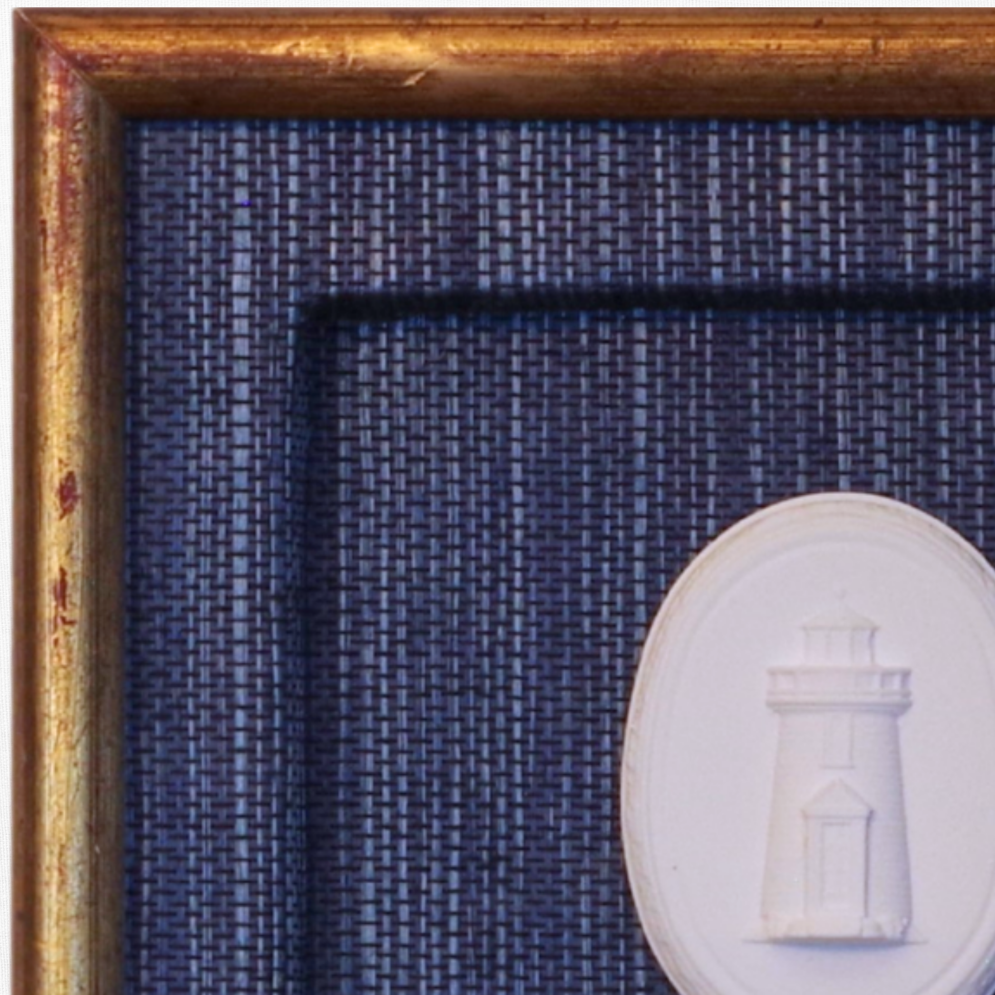 Harbor Tales - Lighthouse & Whale Framed Intaglios