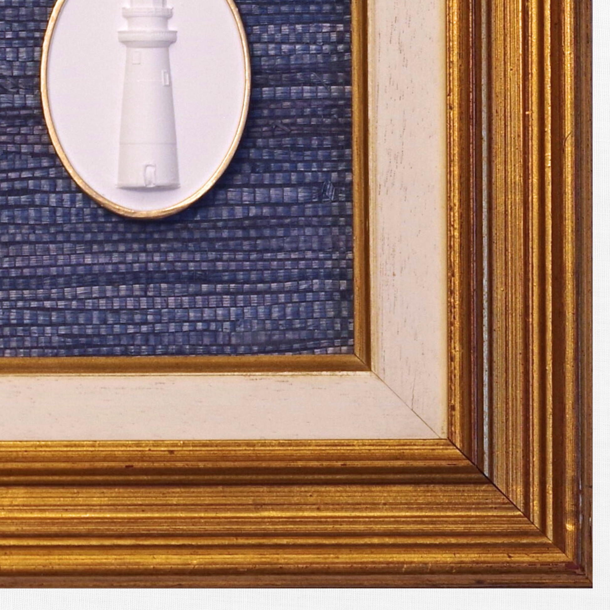 Harborside Beacon – Sankaty Lighthouse Framed Intaglio