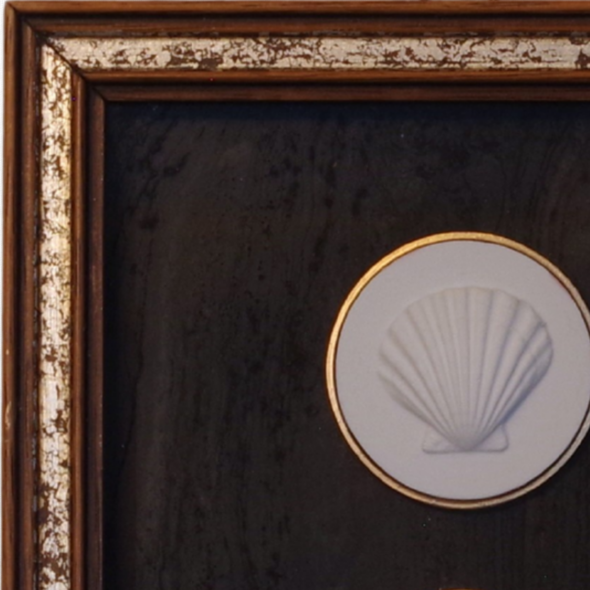 Coastal Duo - Scallop & Lighthouse Framed Intaglios