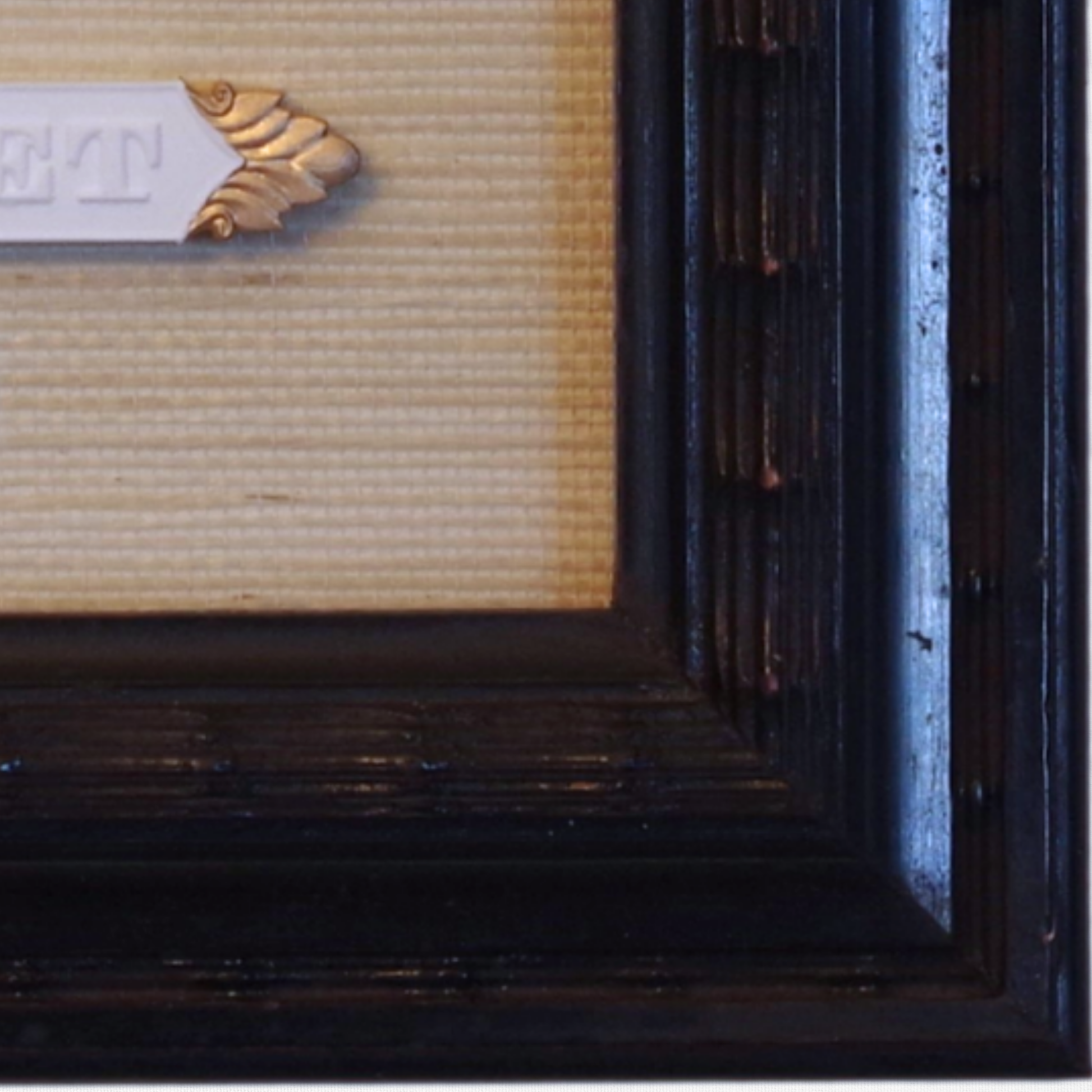 Island Marker - Nantucket Map & Quarter Board Framed Intaglio