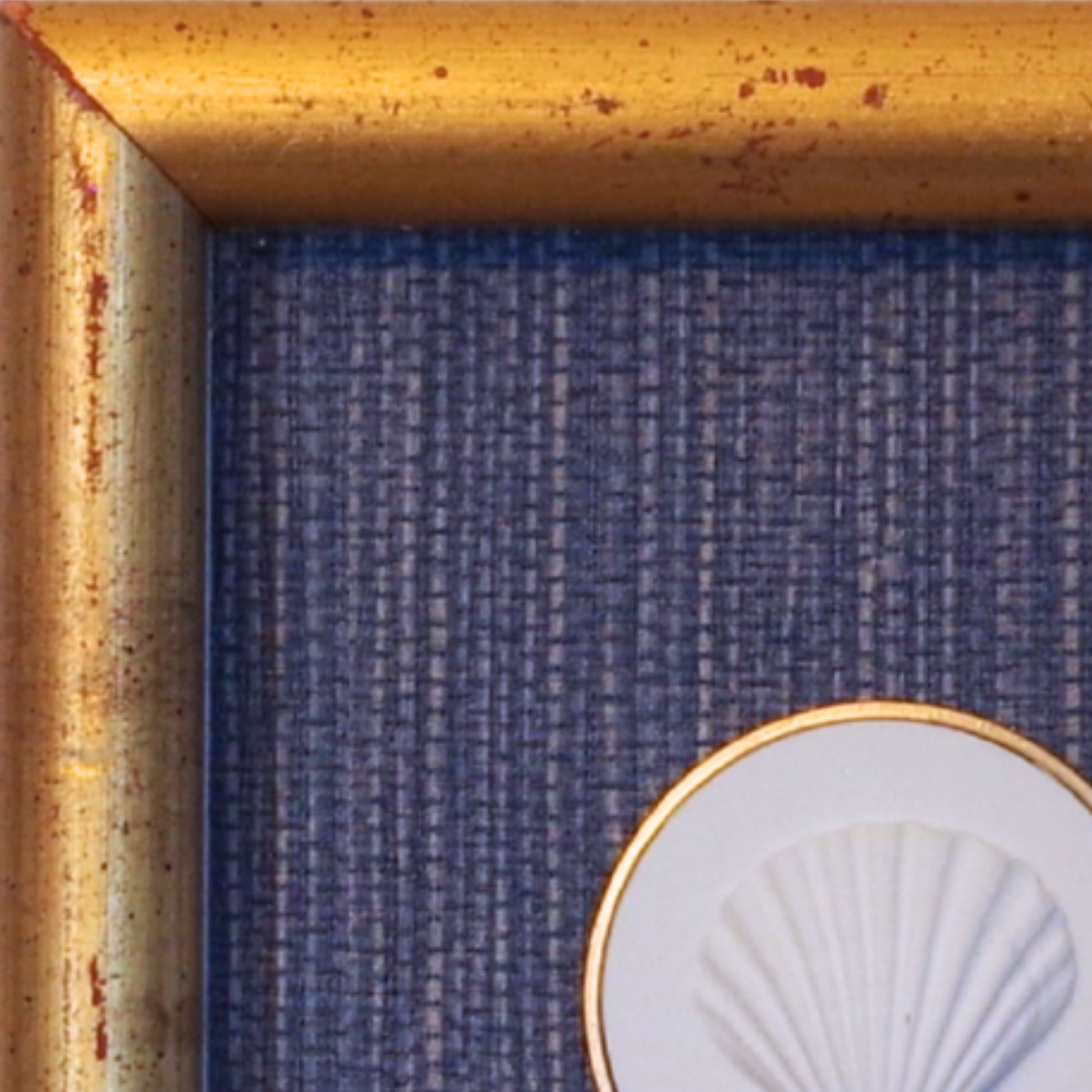 Seaside Pair - Scallop & Lobster Framed Intaglios