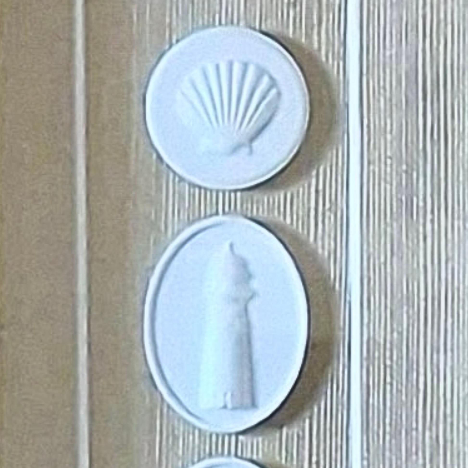 Seaside Markers – Vertical Cape & Islands Framed Intaglios